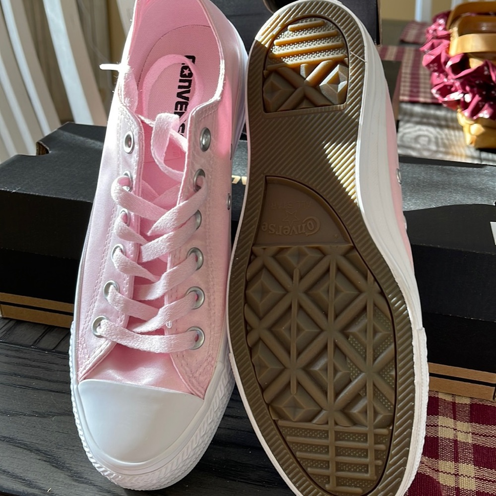 New Converse Shiny Pink Sneakers